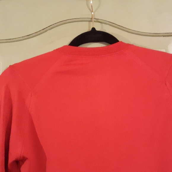 Vintage Givenchy Sport Paris - New York Red Button Cardigan. - Picture 7 of 8